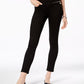 Tommy Hilfiger Women's Denim Pocketed Pull On Slimming Skinny Jeans Blue Size 12
