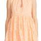 Steve Madden Women's The Papaya Babydoll Dress Orange Size Medium