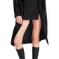 Steve Madden Show Stopper Sequin Duster Jacket Black