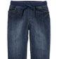 Carter's Toddler Boy's Cotton Drawstring Jeans Blue Size 5T
