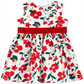 Carter's Infant Girl's Collar Diaper Cover Holiday Dress Red Size 6 MOS