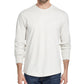 Weatherproof Vintage Men's Long Sleeve Brushed Jersey Crew Neck T-Shirt Brown Size Large