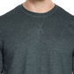 Weatherproof Vintage Men's Long Sleeve Brushed Jersey Crew Neck T-Shirt Green Size Large