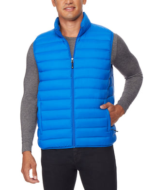 32 Degrees Men's Down Packable Vest Jacket Blue Size XX-Large