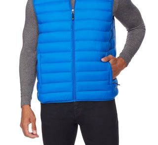 32 Degrees Men's Down Packable Vest Jacket Blue Size XX-Large
