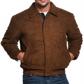 Weatherproof Vintage Men's Woven Bomber Jacket Brown Size Large