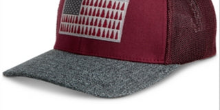 Columbia Men's Mesh Tree Flag Ball Cap Red Size Small