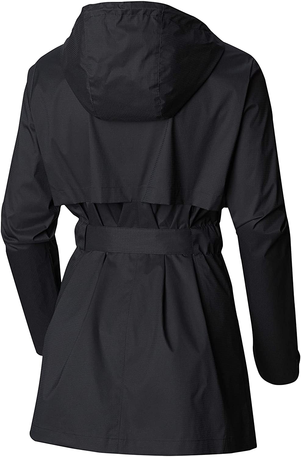 Columbia Women's Pardon My Trench Water Resistant Rain Jacket Black Size Small