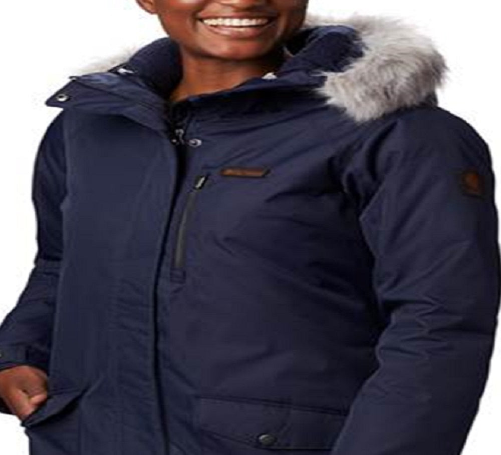 Columbia Women's Suttle Mountain Long Insulated Jacket Blue Size Small