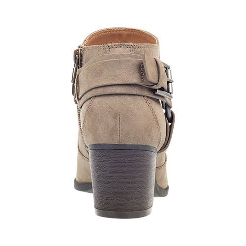 Indigo Rd. Women's Sansun Almond Toe Ankle Fashion Boots Brown Size 7.5 M