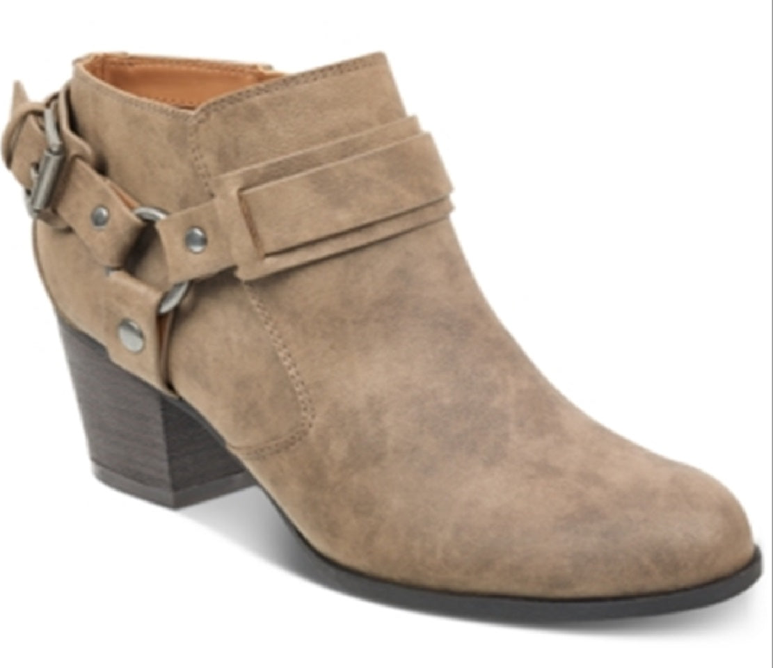 Indigo Rd. Women's Sansun Buckle Ankle Boots Brown Size 8 M