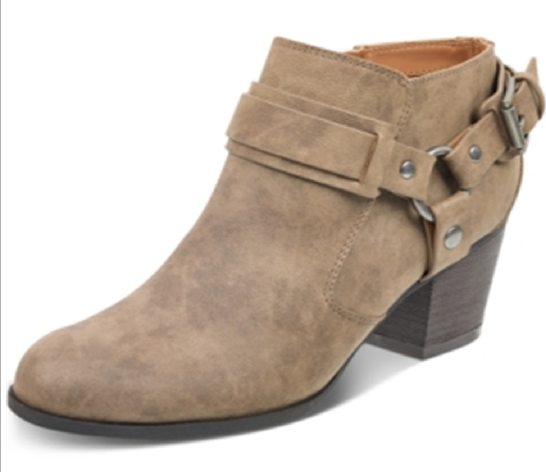 Indigo Rd. Women's Sansun Buckle Ankle Boots Brown Size 8 M