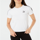 Puma Women's Classics T7 T-Shirt White Size Large