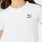 Puma Women's Classics T7 T-Shirt White Size Large