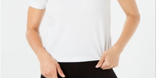 Puma Women's Classics T7 T-Shirt White Size Large