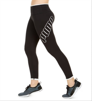 Puma Women's Modern Sport Logo Leggings Black Size Large