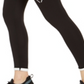 Puma Women's Modern Sport Logo Leggings Black Size Large