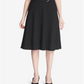 Calvin Klein Women's Belted A Line Skirt Black Size 2