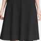 Calvin Klein Women's Belted A Line Skirt Black Size 2