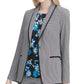 Calvin Klein Women's Printed One-Button Blazer Size 2