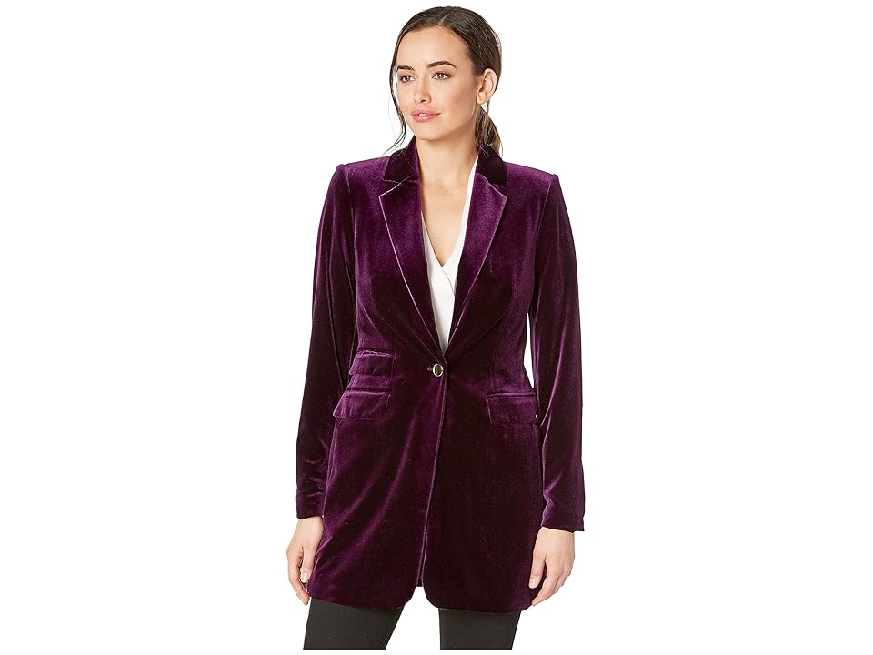 calvin-klein-womens-amethyst-knit-button-front-jacket-size-14