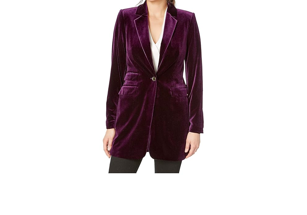 Calvin Klein Women's Amethyst Knit Button Front Jacket Size 4