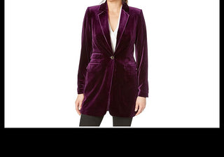 Calvin Klein Women's Amethyst Knit Button Front Jacket Size 4