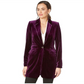 Calvin Klein Knit Button Front Jacket (Amethyst) Women's Jacket