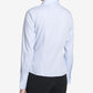 Calvin Klein Women's Cuffed Collared Button Up Top Blue Size 2 Petite