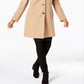 Calvin Klein Women's Single Breasted Coat Brown Size 14