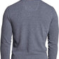 The North Face Men's Tnf Terry Ls Henley Heather Sweatshirt Blue Size Small