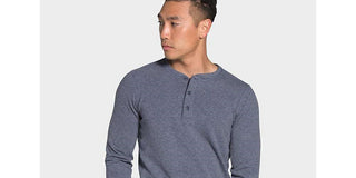 The North Face Men's Tnf Terry Ls Henley Blue