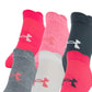 Under Armour Women's Essential 6 Pairs Show Socks Pink Size 6-9