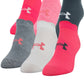 Under Armour Women's Essential 6 Pairs Show Socks Pink Size 6-9