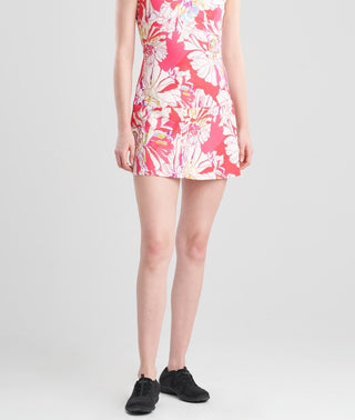 Josie Natori Women's Solstice Back Cutout Dress Pink Size Large