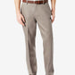Dockers Men's Signature Lux Cotton Relaxed Fit Creased Stretch Pants Brown Size 34X32