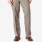 Dockers Men's Signature Lux Cotton Relaxed Fit Creased Stretch Pants Brown Size 34X32