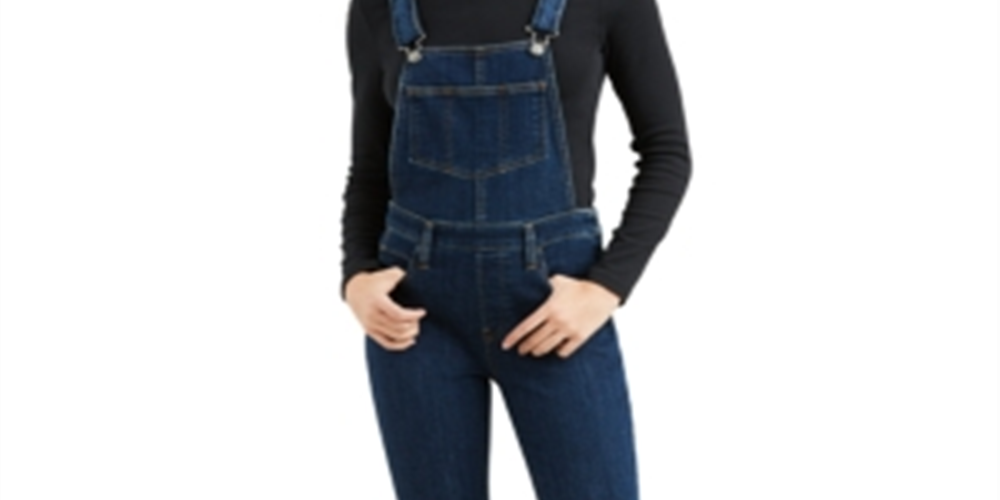 Levi's Women's Skinny Overalls Blue Size 27