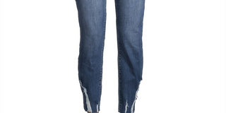 Articles of Society Women's Rene High Rise Distressed Straight Jeans Blue Size 28