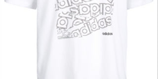 adidas Boy's Core Graphic T-Shirt White Size X-Large
