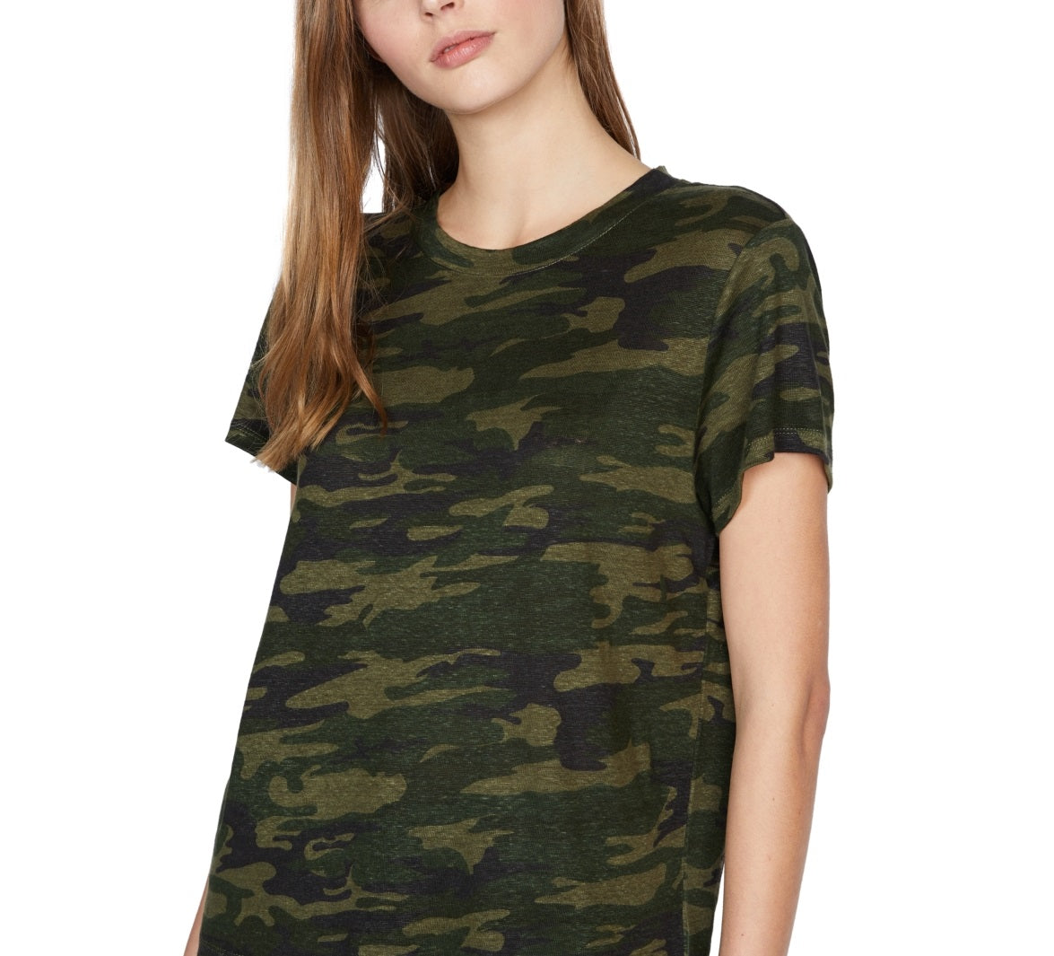 Sanctuary Women's Perfect Camo Printed T-Shirt Green Size X-Small