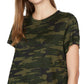 Sanctuary Women's The Perfect Camo Linen Green Size Small