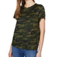 Sanctuary Women's The Perfect Camo Linen Green Size Small