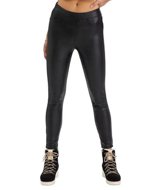 Sanctuary Women's Runway Faux Leather Leggings Black Size Large