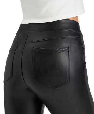 Sanctuary Women's Runway Faux Leather Leggings Black Size Large