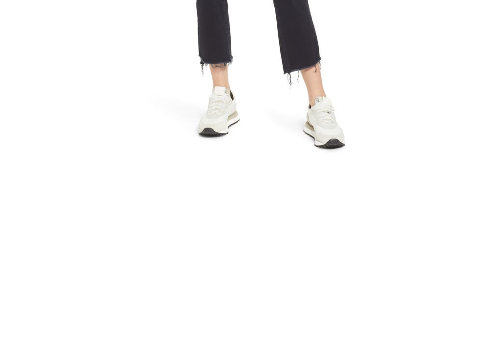 MOTHER Women's Night In Paris The Insider Crop Fray Step Hem Jeans Size 25