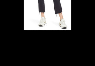 MOTHER Women's Night In Paris The Insider Crop Fray Step Hem Jeans Size 25