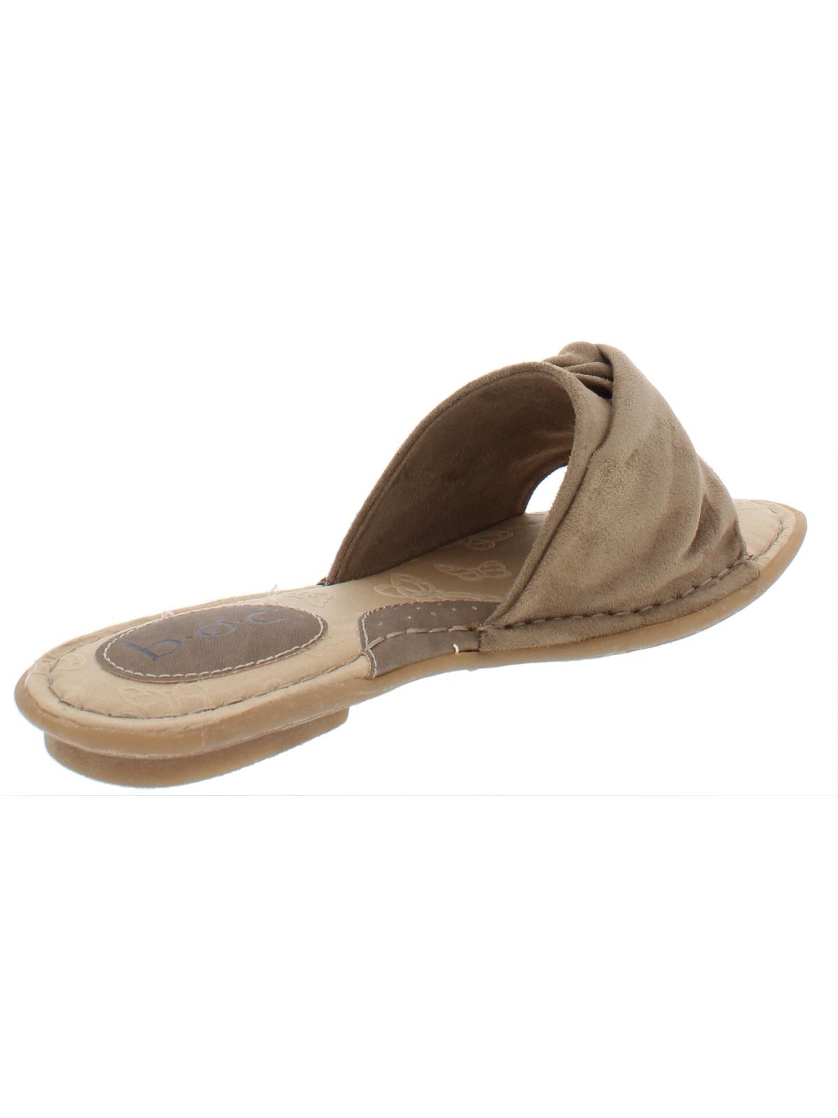 B.O.C. Women's Hayley Flats Slide Sandals Brown Size 10 M