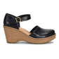 Born Women's Nellie Comfort Mary Jane Wedges Women's Shoes Black