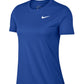 Nike Women's Dry Legend T-Shirt Blue Size X-Small